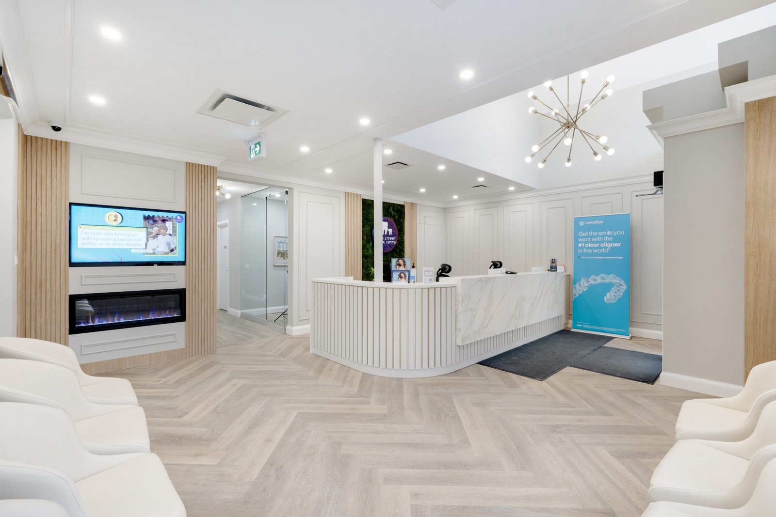 Dental office waiting area