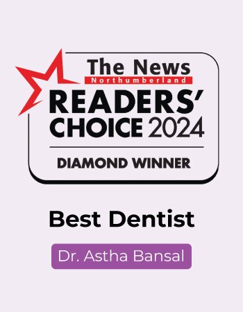 Orthodontic braces on patient